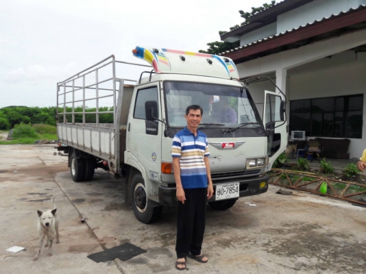 6 ล้อ HINO กระบะรั้วเหล็กพื้นเป็นสแตนเลส  รุ่น KM779   117 แรงม้า กระบะยาว 5.40 เมตร