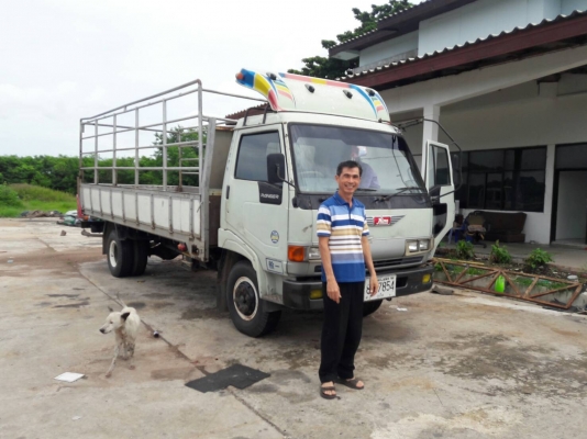 6 ล้อ HINO กระบะรั้วเหล็กพื้นเป็นสแตนเลส  รุ่น KM779   117 แรงม้า กระบะยาว 5.40 เมตร