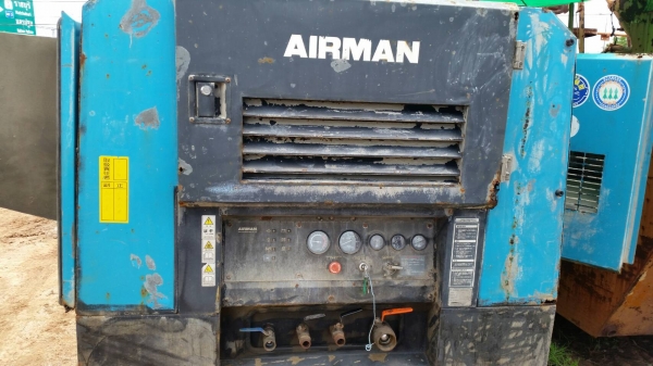 วีดีโอการทำงาน มีมาให้ชมแล้วครับ เครื่องปั๊มลมขนาดใหญ่ AIRMAN PDS655S แบบมีพ่วงลาก พร้อมใช้งาน