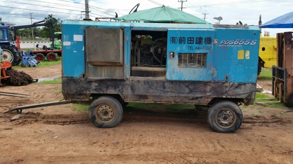 วีดีโอการทำงาน มีมาให้ชมแล้วครับ เครื่องปั๊มลมขนาดใหญ่ AIRMAN PDS655S แบบมีพ่วงลาก พร้อมใช้งาน