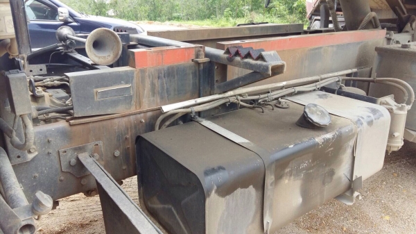 Hino mega 380แรง  แม่-ลูก3เพลาดั้ม