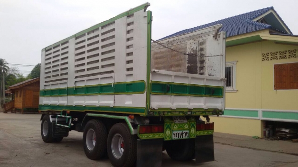 ขายรถพ่วงดัมพ์ HINO เครื่อง 320 แรง ปี 47 ดัมพ์เหล็กแม่ลูก ลูก 3 เพลา ยาว 7 เมตร ทะเบียนพร้อม ขายรถพ่วงดัมพ์ HINO เครื่อง 320 แรง ปี 47 ดัมพ์เหล็กแม่ลูก ลูก 3 เพลา ยาว 7 เมตร ทะเบียนพร้อม