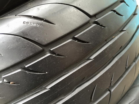 ขายยาง FEDERAL 595EVO 195-50-15 ปี10 ดอกหนา ไม่มีกินข้าง ชุดละ 2,000 บาท