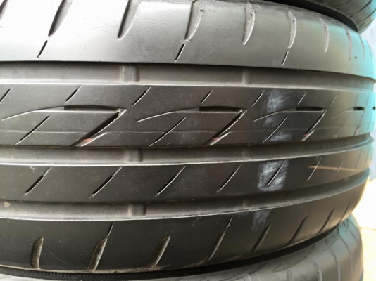 ขายยาง BRIDGESTONE ECOPIA EP200 215-55-17 ปี13 ดอกหนา เนื้อยางนิ่ม ไม่มีปะ ชุดละ 4,800 บาท