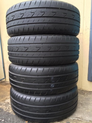 ขายยาง BRIDGESTONE ECOPIA EP200 215-55-17 ปี13 ดอกหนา เนื้อยางนิ่ม ไม่มีปะ ชุดละ 4,800 บาท