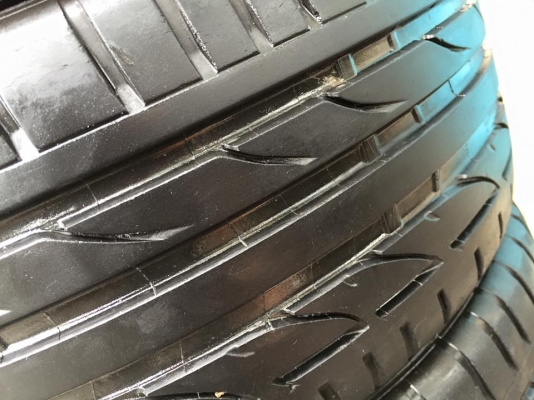 ขายยาง BRIDGESTONE POTENZA S001 225-45-17 ปี13 ดอกเต็ม ไม่กินข้าง ไม่มีปะ ชุดละ 4,900 บาท