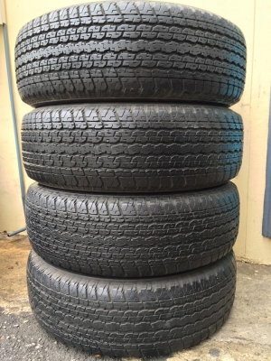 ขายยาง BRIDGESTONE H/T 840 255-65-17 ปี12 ดอกหนาจัด เนื้อนิ่ม ชุดละ 2,900 บาท