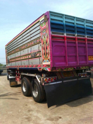 ขายรถพ่วงดัมพ์แม่ลูก ISUZU เครื่อง 360 แรง ปี 52 กระบะดัมพ์มิเนียมอู่เอสเอเทรลเลอร์ ลูก 3 เพลาแท้ ทะเบียนพร้อม