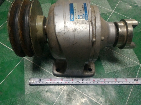 เกียร์ทดยี่ห้อ NISSEI จากญี่ปุ่น อัตราทด 1 : 5 ใช้กับมอเตอร์ขับได้ถึง 1 แรงม้า