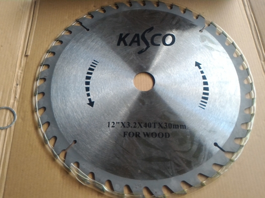ใบเลื่อยวงเดือน KASCO ของใหม่ขนาด 12 นิ้ว 40 ฟัน ใช้งานตัดได้เอนกประสงค์