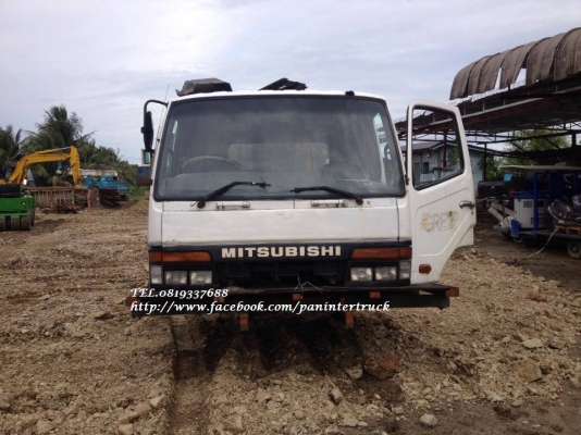 FROM JAPANหัวเก๋งรถบรรทุก 6ล้อใหญ่ ,10 ล้อ(มีแค๊ป-มีขาดีดหน้า) /CABIN MITSUBISHI FUSOรุ่น: FK615M /FUSO ราคาเพียง 55,000 บาท