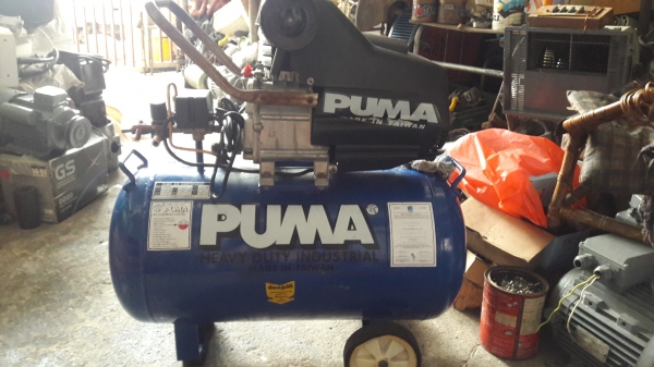 ขาย !! ปั้มลมโรตารี่พูม่า3แรงถัง50ลิตร.สภาพสวย.พร้อมใช้งาน