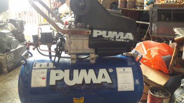 ขาย !! ปั้มลมโรตารี่พูม่า3แรงถัง50ลิตร.สภาพสวย.พร้อมใช้งาน