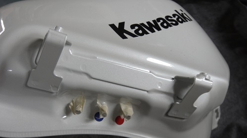 ขาย ถังน้ำมัน Ninja250 สีขาว