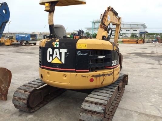 CAT 305CR ปี 2007 นำเข้าจากญี่ปุ่น แทร็คเหล็กติดก้อนยางสภาพสวยพร้อมใช้ ขายถูกครับ