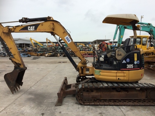CAT 305CR ปี 2007 นำเข้าจากญี่ปุ่น แทร็คเหล็กติดก้อนยางสภาพสวยพร้อมใช้ ขายถูกครับ