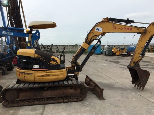 CAT 305CR ปี 2007 นำเข้าจากญี่ปุ่น แทร็คเหล็กติดก้อนยางสภาพสวยพร้อมใช้ ขายถูกครับ