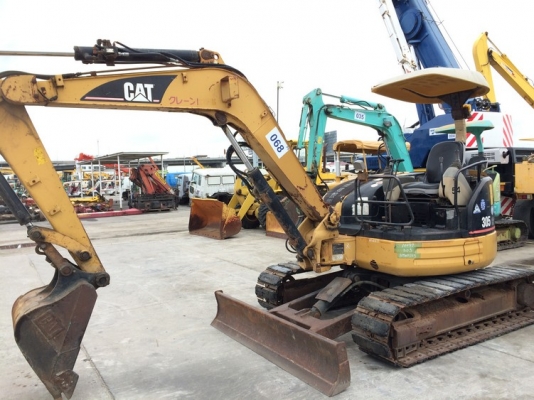 CAT 305CR ปี 2007 นำเข้าจากญี่ปุ่น แทร็คเหล็กติดก้อนยางสภาพสวยพร้อมใช้ ขายถูกครับ