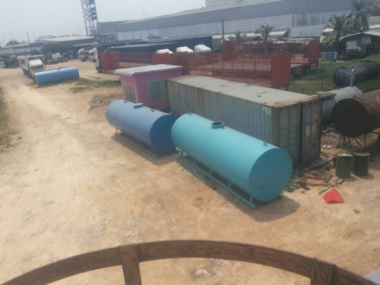 ถังน้ำมันขนาด 20000 ลิตรเหล็กหนา 6 มิลพึ่งทำเสร็จ