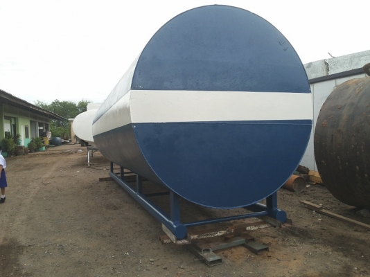 ถังน้ำมันขนาด 20000 ลิตรเหล็กหนา 6 มิลพึ่งทำเสร็จ