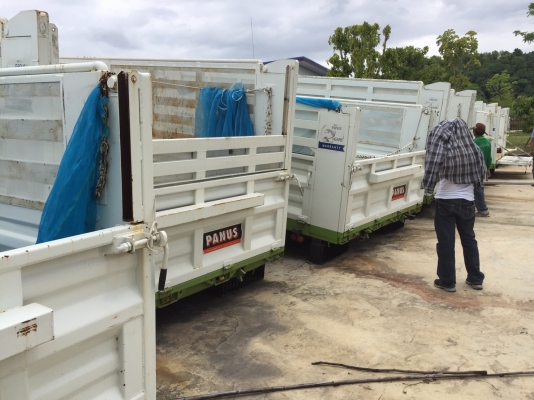 ขายกะบะดั้ม อู่พนัส ถอดลงจากรถสิบล้อIsuzu 360 อุปกรณ์ครบชุด พร้อมใช้งาน