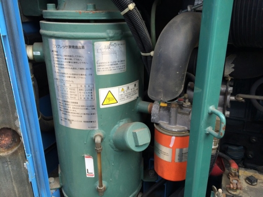 ปั้มลม Komatsu รุ่น EC15SSB-6 SN: 3692254 สภาพสวยจัด แรงลม 7 บาร์ นำเข้าจากญี่ปุ่น ไม่แพงครับ