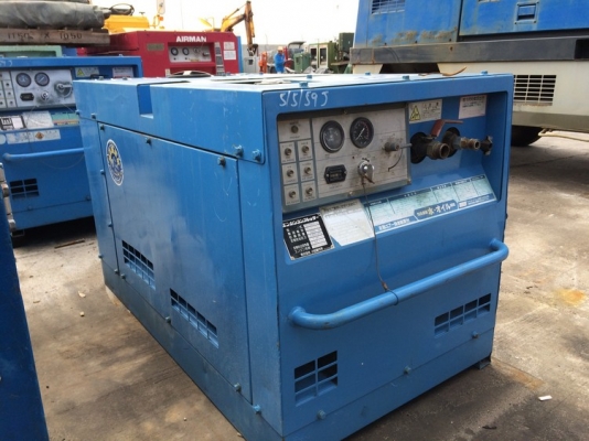 ปั้มลม Komatsu รุ่น EC15SSB-6 SN: 3692254 สภาพสวยจัด แรงลม 7 บาร์ นำเข้าจากญี่ปุ่น ไม่แพงครับ