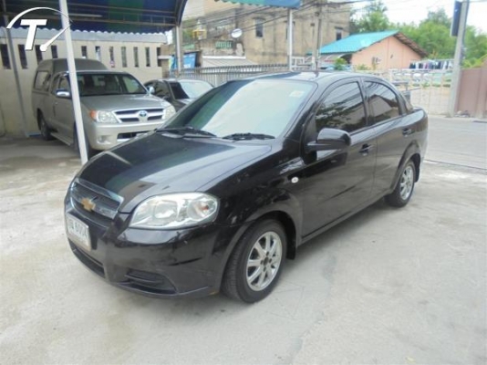 CHEVROLET AVEO, 1.6 LS ปี2012 สีดำเกียร์ออโต้ ติดเเก๊สCNGโรงงาน รถสวย
