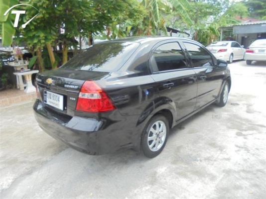 CHEVROLET AVEO, 1.6 LS ปี2012 สีดำเกียร์ออโต้ ติดเเก๊สCNGโรงงาน รถสวย