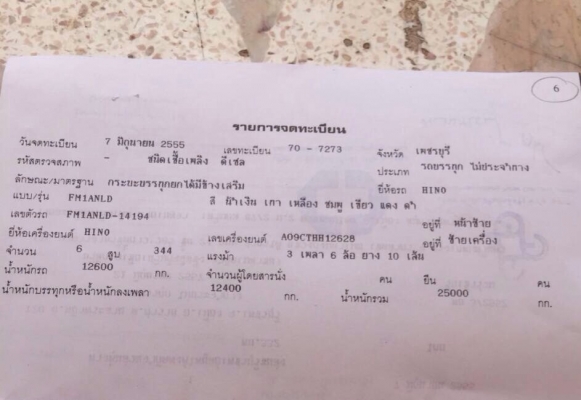 ขายรถพ่วง HINO เครื่อง 344 แรง แม่ปี 55 ลูกปี 59 ลูก 3 เพลาแท้ยาว 6.80 เมตร กระบะอู่พงษ์ไพบูลย์บ้านโป่ง ยาง 80\% ทะเบียนพร้อม ขายรถพ่วง HINO เครื่อง 344 แรง แม่ปี 55 ลูกปี 59 ลูก 3 เพลาแท้ยาว 6.80 เมตร กระบะอู่พงษ์ไพบูลย์บ้านโป่ง ยาง 80\% ทะเบียนพร้อม