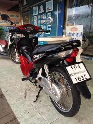 Honda Wave 110i Fi ตัวใหม่ รถปี57 สวยๆ สีแดง-ดำ หัวฉีดประหยัดน้ำมัน