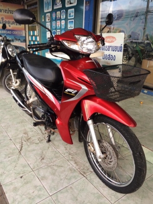 Honda Wave 110i Fi ตัวใหม่ รถปี57 สวยๆ สีแดง-ดำ หัวฉีดประหยัดน้ำมัน