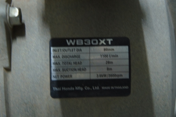 เครื่องสูบน้ำ3นิ้ว Honda