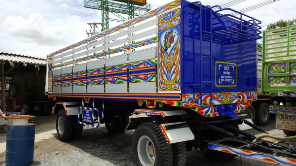 ขายหางพ่วงดั้มใหม่2คานยาว6.50 ม.ชุดจดพร้อม