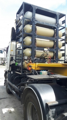 ขายด่วนครับ รถหัวลาก HINO 1J 260 ปี 53 แก๊ส รถสวย พร้อมใช้งานครับ