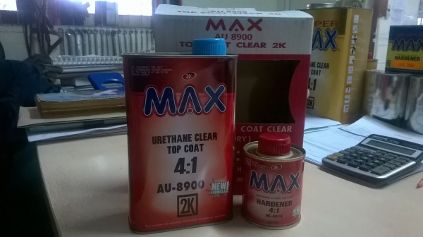 แล็คเกอร์ ชุดเล็ก สำหรับงานพ่นซ่อมรถยนต์ ขนาด 1ลิตร