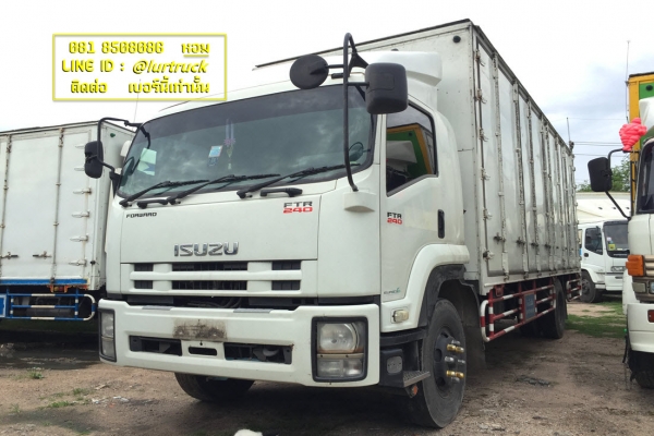 ISUZU FTR240 ปี54 6ล้อ ตู้สิบบาน ยาว 7.6m พร้อมใช้