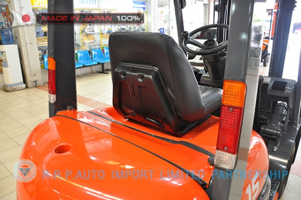 ขายรถโฟล์คลิฟท์มือสอง TOYOTA รุ่น 6FG15-12482 ราคา 175,000 บาท นำเข้าจากประเทศญี่ปุ่น 100\% ไม่เคยใช้งานในประเทศไทยย