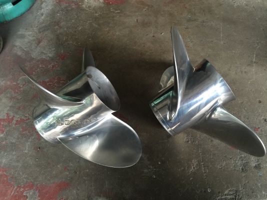ขายใบพัด สแตนเลส หมุนซ้าย_ขวา สวยๆสองชุด