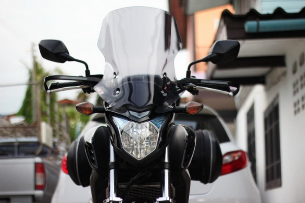 <เอิร์ทพิดโลก> CB500F ปี13 รถสวยกริฟ กล่อง3ใบ แต่งพร้อมลุย หาอยู่ไม่ผิดหวัง