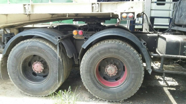 หัวลากพร้อมหางพื้นเรียบ ยี่ห้ออีซูซุ รุ่น GXZ23KZFT ขนาด 270 แรงม้า + หางพื้นเรียบ 2 เพลา หัวลากพร้อมหางพื้นเรียบ ยี่ห้ออีซูซุ รุ่น GXZ23KZFT ขนาด 270 แรงม้า + หางพื้นเรียบ 2 เพลา