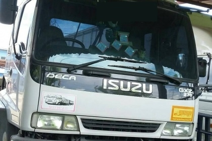 หัวลากพร้อมหางพื้นเรียบ ยี่ห้ออีซูซุ รุ่น GXZ23KZFT ขนาด 270 แรงม้า + หางพื้นเรียบ 2 เพลา หัวลากพร้อมหางพื้นเรียบ ยี่ห้ออีซูซุ รุ่น GXZ23KZFT ขนาด 270 แรงม้า + หางพื้นเรียบ 2 เพลา