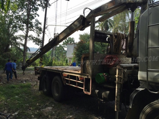 รถบรรทุกติดเครน ยี่ห้อ ISUZU ติดเครนขนาด 6 ตัน แบบสไลด์ได้ รถบรรทุกติดเครน ยี่ห้อ ISUZU ติดเครนขนาด 6 ตัน แบบสไลด์ได้