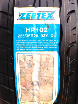 ยางใหม่ ZEETE X 225 35 20 ราคาเร้าใจ