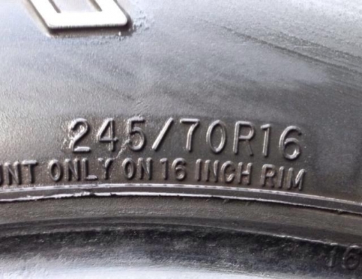 ยาง All Cooper 245 70 16 ปลายปี12 ราคาไม่แพง