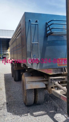 ขายรถพ่วงดัมพ์มิเนียม ISUZU เครื่อง 300 แรง ปี 53 ไมล์ 85,xxx ลูก 3 เพลาแท้ ทะเบียนพร้อม