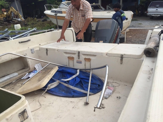 ขายเรือตกปลายามาฮ่า F24 เครื่อง 100 แรงซูซูกิ