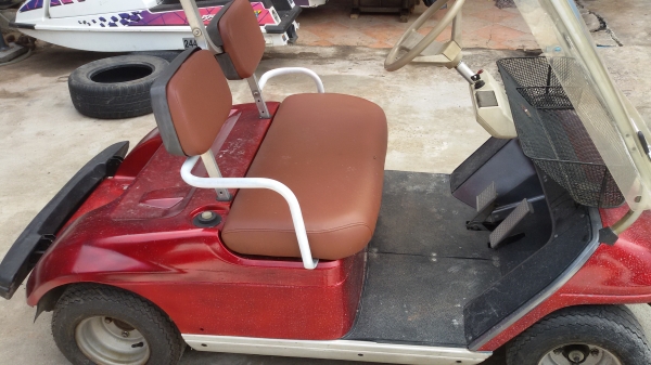 รถกอล์ฟ yamaha hybrid เอาไปใช้งานได้เลย ขี่ง่ายมาก แรงดีขึ้นทางชันได้สบาย ไม่ต้องซ่อมอีกเลยค่ะ