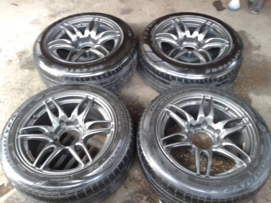 ขายล้อแม็กขอบ17" 6รู พร้อมยาง 11.500