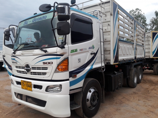 ขายHINO MEGA Fm1A  344  ปี56 แม่+ลูก ยางเต็มหมด80\%พร้อมใช้งาน รถสวยใช้น้อยสวยขั้นเทพ  ครับ